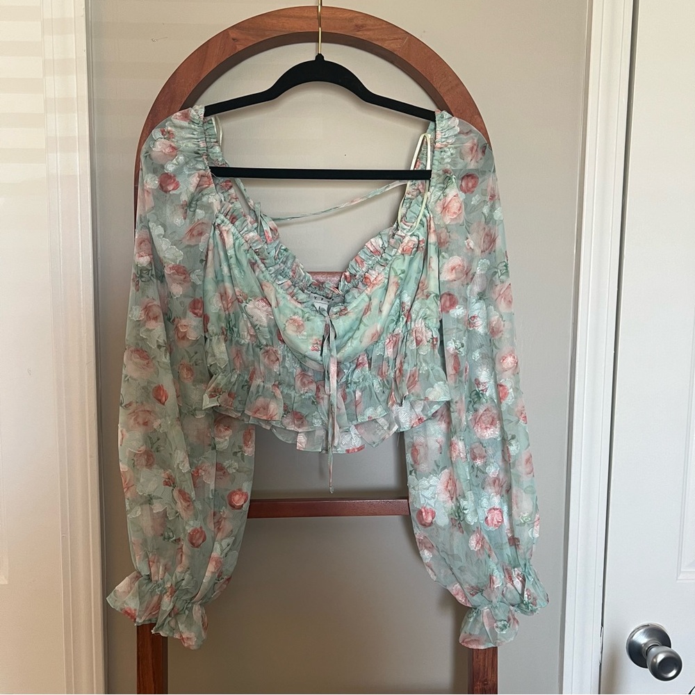 Floral Print Women's Top